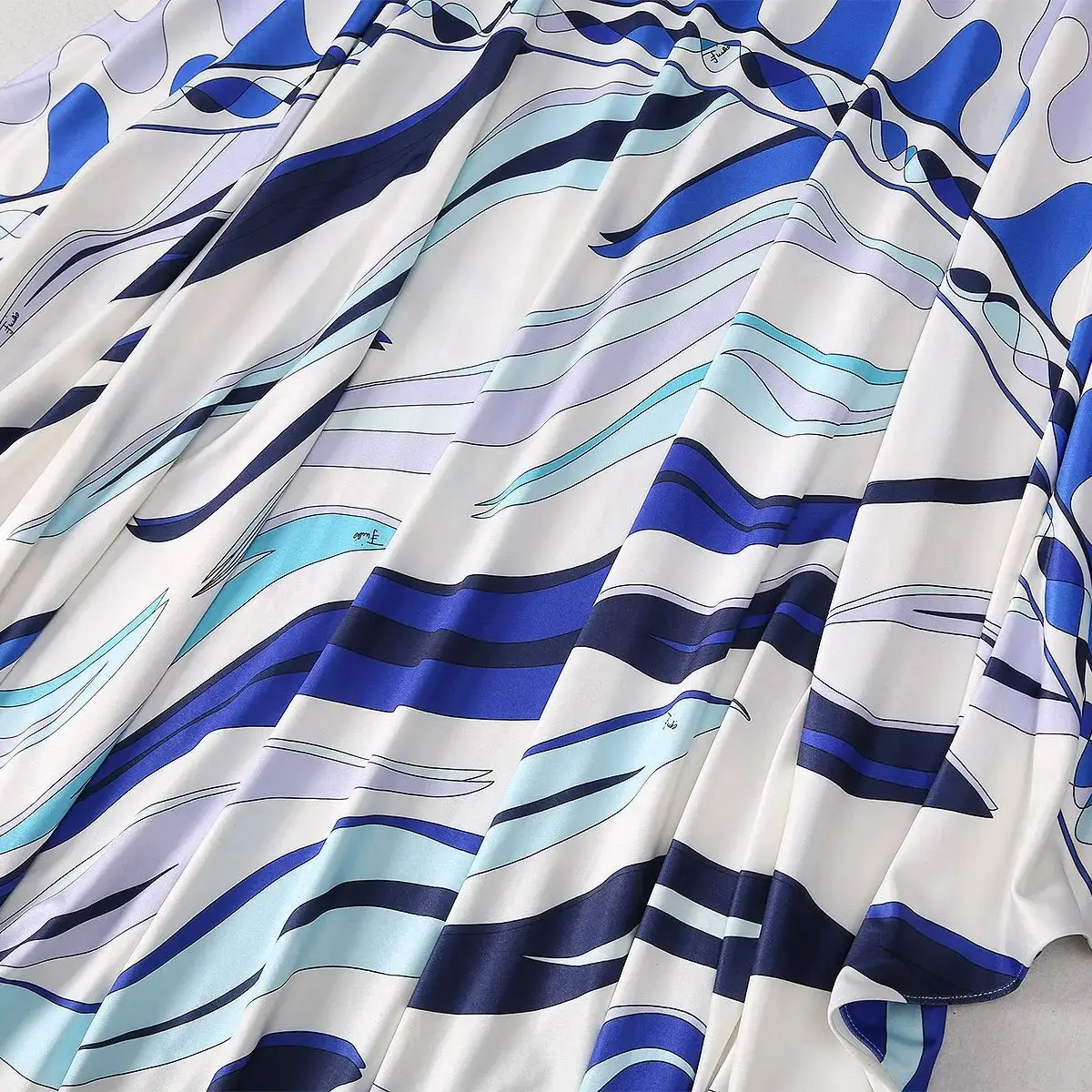 Women's Clothing Elegant Dress Robe Casual Comfortable Breathable Long Vestidos Fashion Loose Round Neck Printed Dress New - Image 6